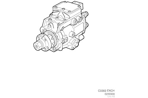 Genuine Saab Inj. Pump, Exch - 93190497