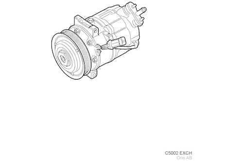 Genuine Saab Compressor - 93197130