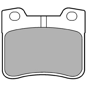 Genuine Delphi Set Of 4 Brake Pads - LP1051