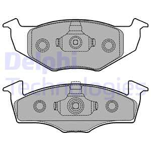 Genuine Delphi Set Of 4 Brake Pads - LP1249