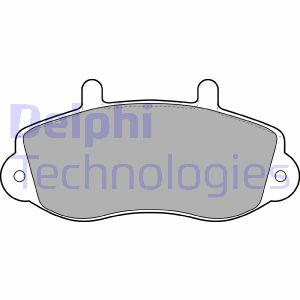 Genuine Delphi Set Of 4 Brake Pads - LP1406