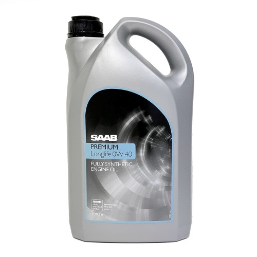 Genuine Saab Engine Oil (5L) 0W-40 Fully Synthetic (TTiD Engines) - 93165386